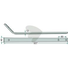 Fella TH tindearm 520/607mm, ideell for intensivt jordbruk.