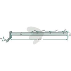 Boltholder venstrevridende - 601506, produsert for langvarig bruk og pålitelighet.