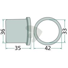 Kragehylse 120725, en nødvendig del for effektiv drift av traktorer.