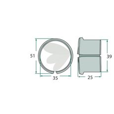 Bruk 123507 bøssing for å opprettholde driftssikkerhet.