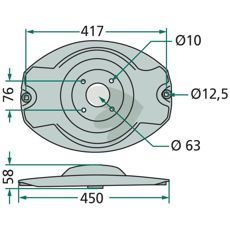 Mangesidig tallerken for mer effektiv jordbearbeiding i felt.