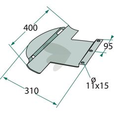 Robust slepesko 425599 for maksimal jordkontakt og holdbarhet.