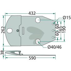 Effektiv slepesko 150029.0, forbedrer jordarbeiding og reduserer markkomprimering.