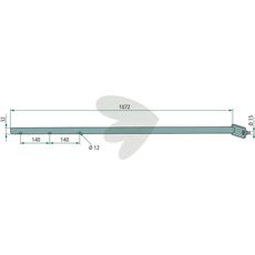 Pinnarm 160025, pålitelig komponent for effektivisering av arbeidsprosesser.