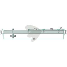 Høyrevendt pinnholder, modell 497548, ideell for profesjonell bruk.