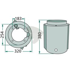 Trommel 16502951 for effektiv maskinytelse og holdbarhet.
