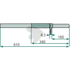 Holdbar rotorarm 16606563.94, ideell for effektiv drift i feltarbeid.