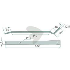 Rotorarm 16607972.86, en robust løsning for motstandsdyktig bruk i landbruket.