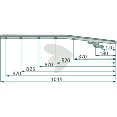 Venstre-pinnholder, modell 16622603.86, for spesifikke installasjonsbehov.