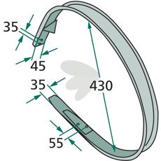 Høykvalitets-skraber fra Welger, perfekt for mange maskiner.
