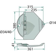 Glidesko 18613484, perfekt for tunge laster og tøffe arbeidsforhold.