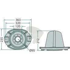 Rask- og skrutilkoblings plate, enkel installasjon og bruk.