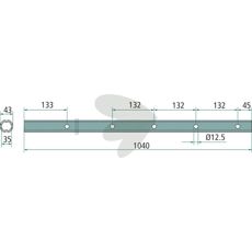 Boltmontering, artikkelnummer 2441600050, sikrer stabilitet i installasjonen.
