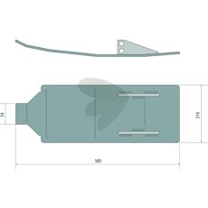 1179600 slepesko, robust og holdbar for langvarig bruk.