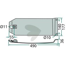 Slipesko 130685, perfekt for å forbedre trekkraft og manøvrerbarhet.
