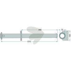 Lagerør 492452, spesialdesignet for høytytende enheter.