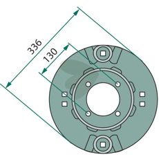 Praktisk tallerken som forbedrer effektiviteten i jordbearbeiding.