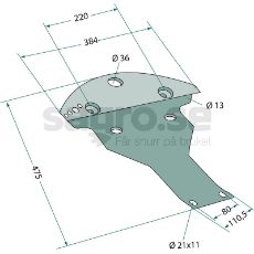Sikker og robust sklisko 55767300, ideell for landbruk.