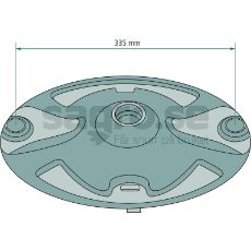 Målorientert skive som effektiviserer jordbearbeiding i landbruk.