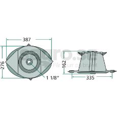 Tallerken med hatt og rydder, perfekt for jordbruk og konstruksjon.
