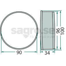PVC-bøssing for ledd, høy kvalitet og motstandsdyktig mot slitasje.