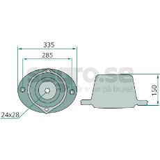 Tallerken med hatt 56452400, perfekt for effektivt hushold.