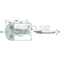 Sko 56801410, høykvalitets og holdbar tilbehør for traktor.
