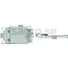 Slepespore 56809000, pålitelig del for traktortilbehør og landbruksutstyr.
