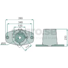 Skål med hatt 56812700, enhetlig ytelse for feltarbeid.