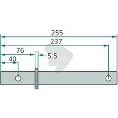 Kraftig tapparmaksel 57645810, garanterer holdbarhet under arbeid.