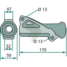 Lagerrør-57720600, en essensiell del for optimalisering av byggmaskiner.