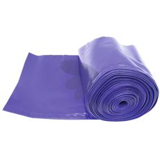 Blå presenning, motstandsdyktig mot regn og solens stråler.