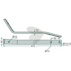 Pinnarm Kuhn 58761500, sikrer høy driftseffektivitet.