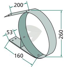 Effektiv pick-up bøyle 9160.11.027-0 for praktisk håndtering av materialer.