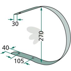 Kvalitativ pick-up bøyle 916011059-0, perfekt for effektive innsamlinger.
