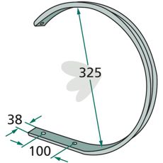 Bøylekomponent for pick-up, sikrer stabilitet og ytelse.