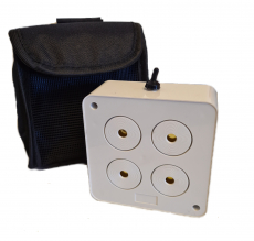 Viltvarsler 9V med batteri for å beskytte dine avlinger og eiendom.