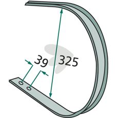 Pick-up bøyle 122500580, ideell for å forbedre lastekapasiteten og sikkerheten.