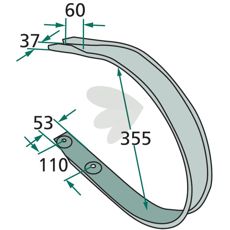 Skrape høyre 938164.0, spesifikt designet for å optimalisere alle arbeidsoperasjoner.