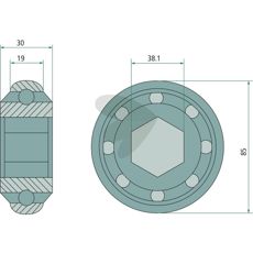 Lager AE40895, ideelt for å støtte effektivitet innen byggesektoren.