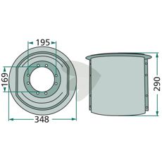 Trommel ET-039K0, holder maskinen i gang under tøffe forhold.
