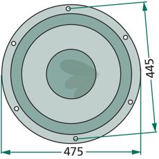 Støttallerken ET-51, sterk og holdbar for alle landbruksbehov.