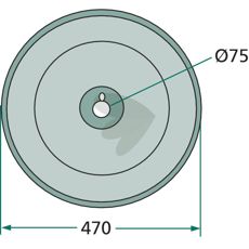 Holdbar glideplate VGGA-09, designet for tøffe landbruksforhold.