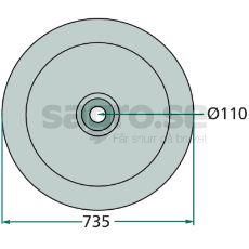 Glideplate GT-062K0, designet for optimal ytelse i tøffe arbeidsforhold.