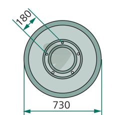 Glideplate ME-36K0, pålitelig og holdbar del for landbruksmaskiner.