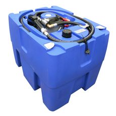 Mobil dieseltank på 220l, praktisk for drivstoffylling uten lokk.