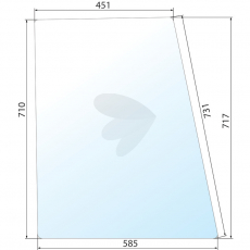 Dørrute av høy kvalitet, tilpasset for traktorer og maskiner.