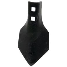 Gåsefotskjær 2-Hull plate med en bredde på 100 mm for traktorer og landbruk.