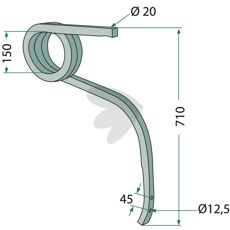 Høyre pinne til Raptor utstyr, ideell for presisjonsarbeid.