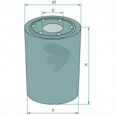 Høykvalitets oljefilter for å opprettholde motoreffektivitet.